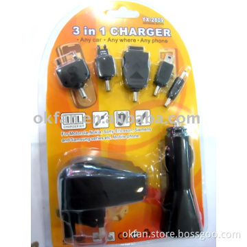 3 in 1  car charger